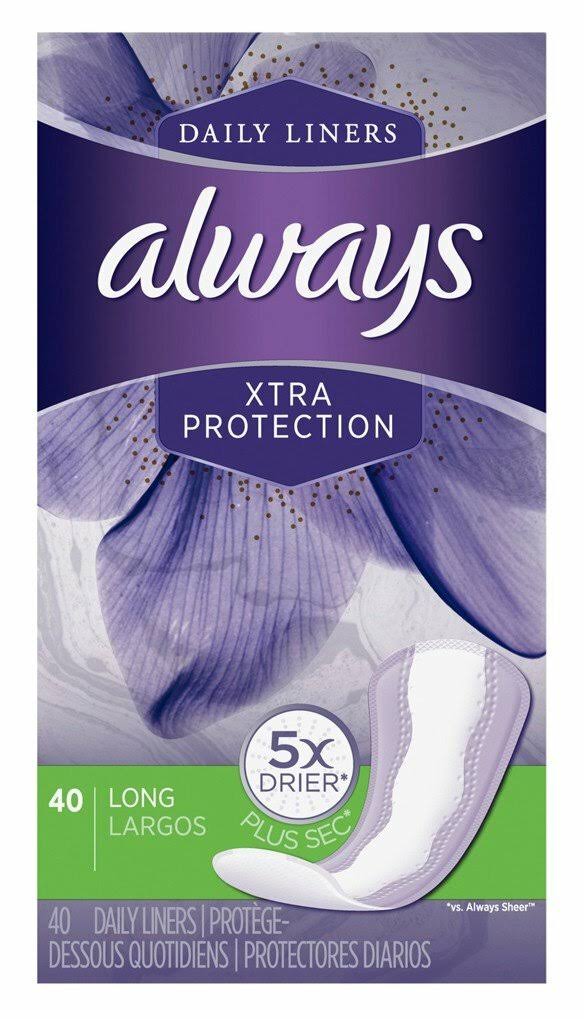 Always Xtra Protection Liners - 40 Daily Liners