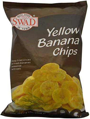 Great Bazaar Swad Banana Snacks, Yellow, 2 Pound