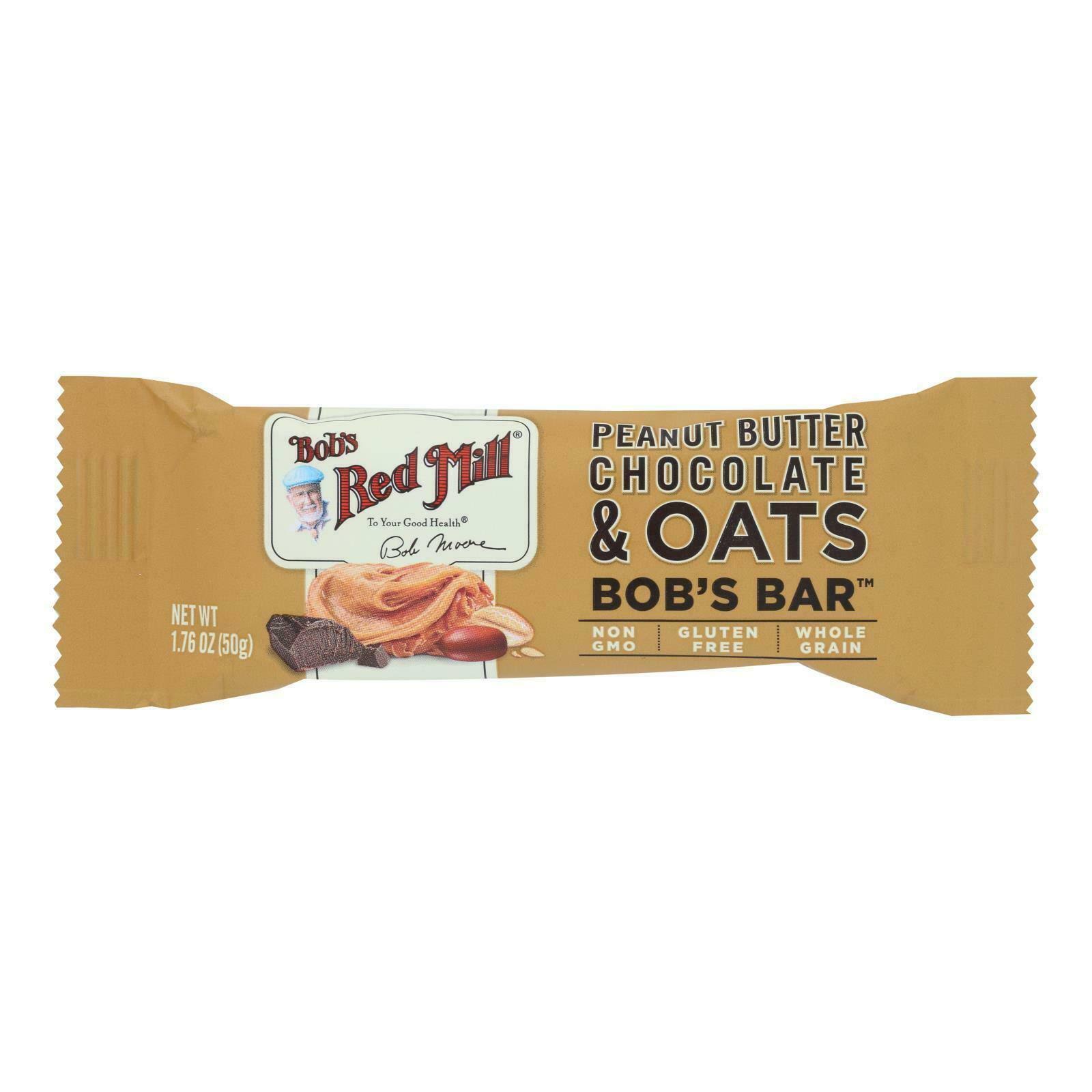 Bobs Red Mill: Bar Oat Peanut Butter Chocolate, 1.76 Oz