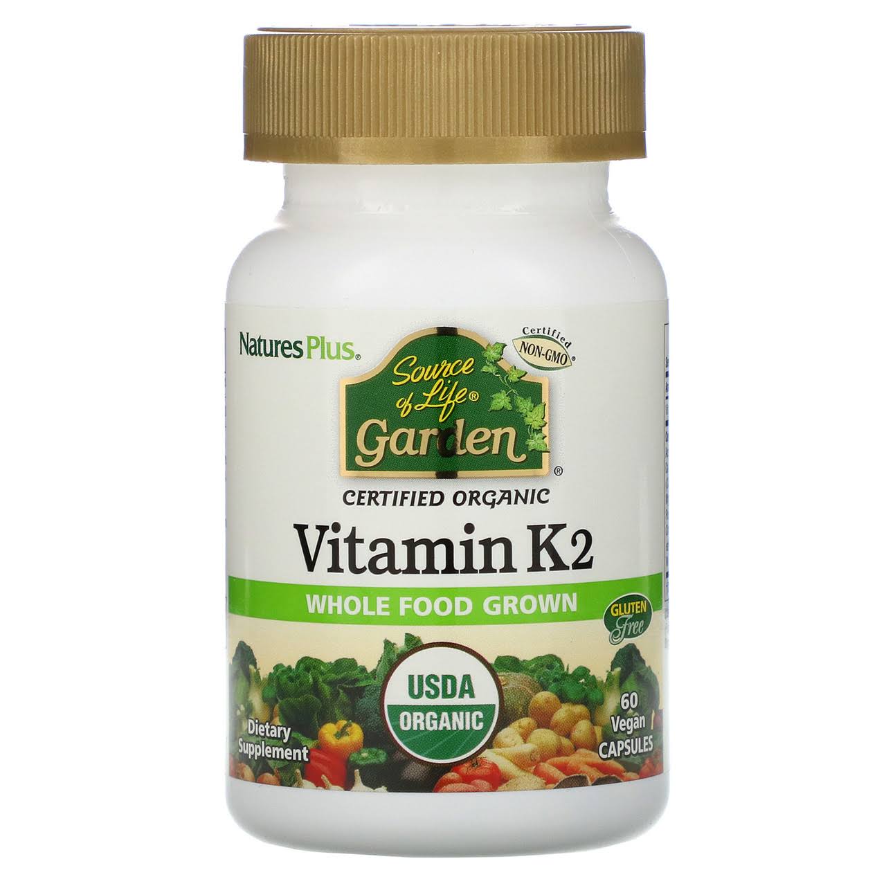 Nature's Plus Source of Life Garden - Vitamin K2 , 60 caps