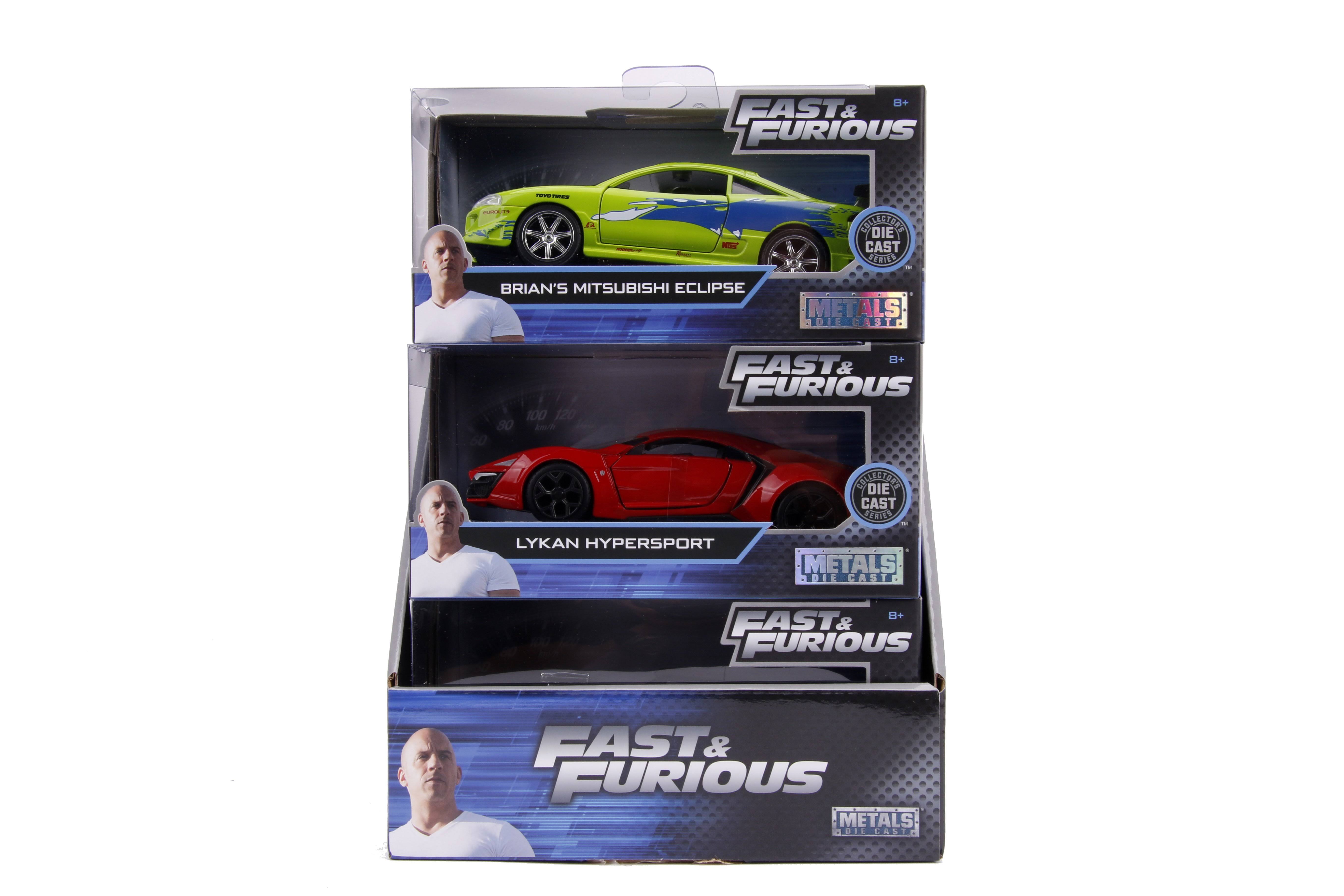 Fast & Furious Diecast Set - Scale 1:32