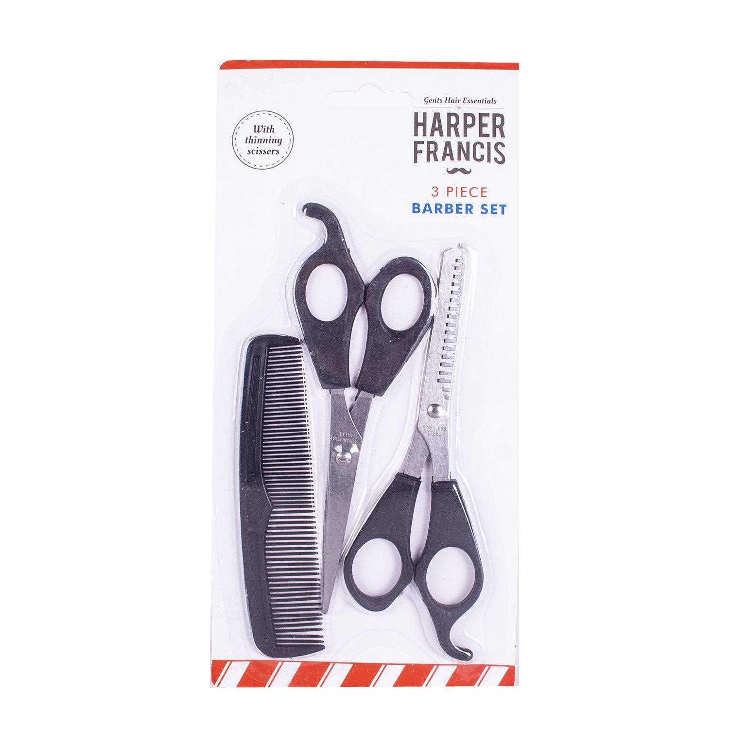 Harper Francis Thinning Cutting Scissors & Comb Barber Hair Dressing Salon Set