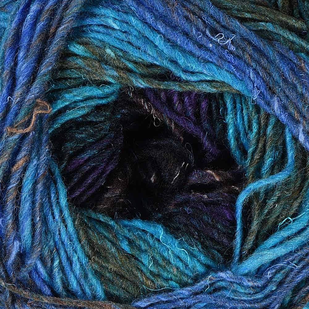Noro Silk Garden Sock Yarn - Blues Black (396)
