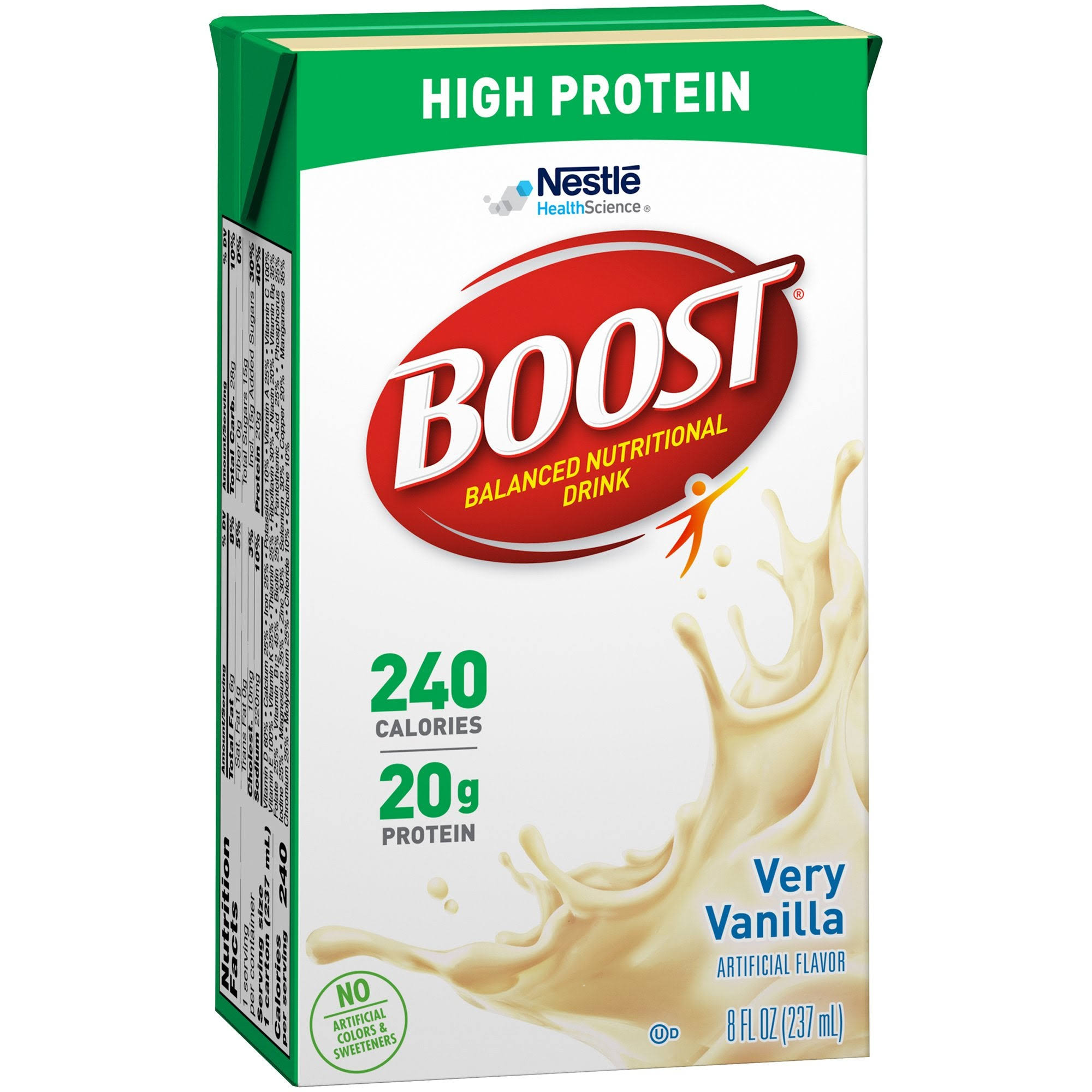 Boost Nutritional High Protein Energy Drink - Very Vanilla, 8oz