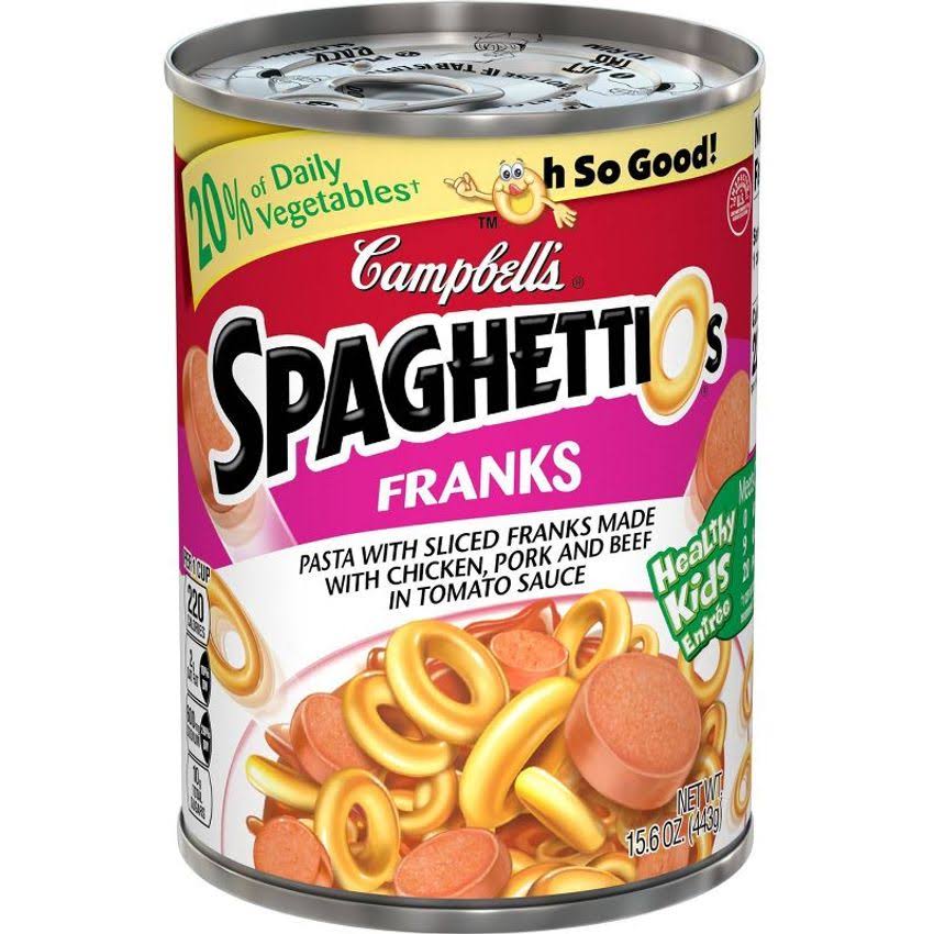 SpaghettiOs Pasta With Sliced Franks - 15.6oz