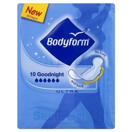 Bodyform Ultra Towels - Goodnight Wings, 10 Pack