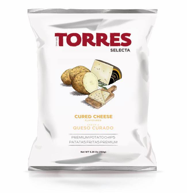 Torres Cured Cheese Potato Chips - 150 G