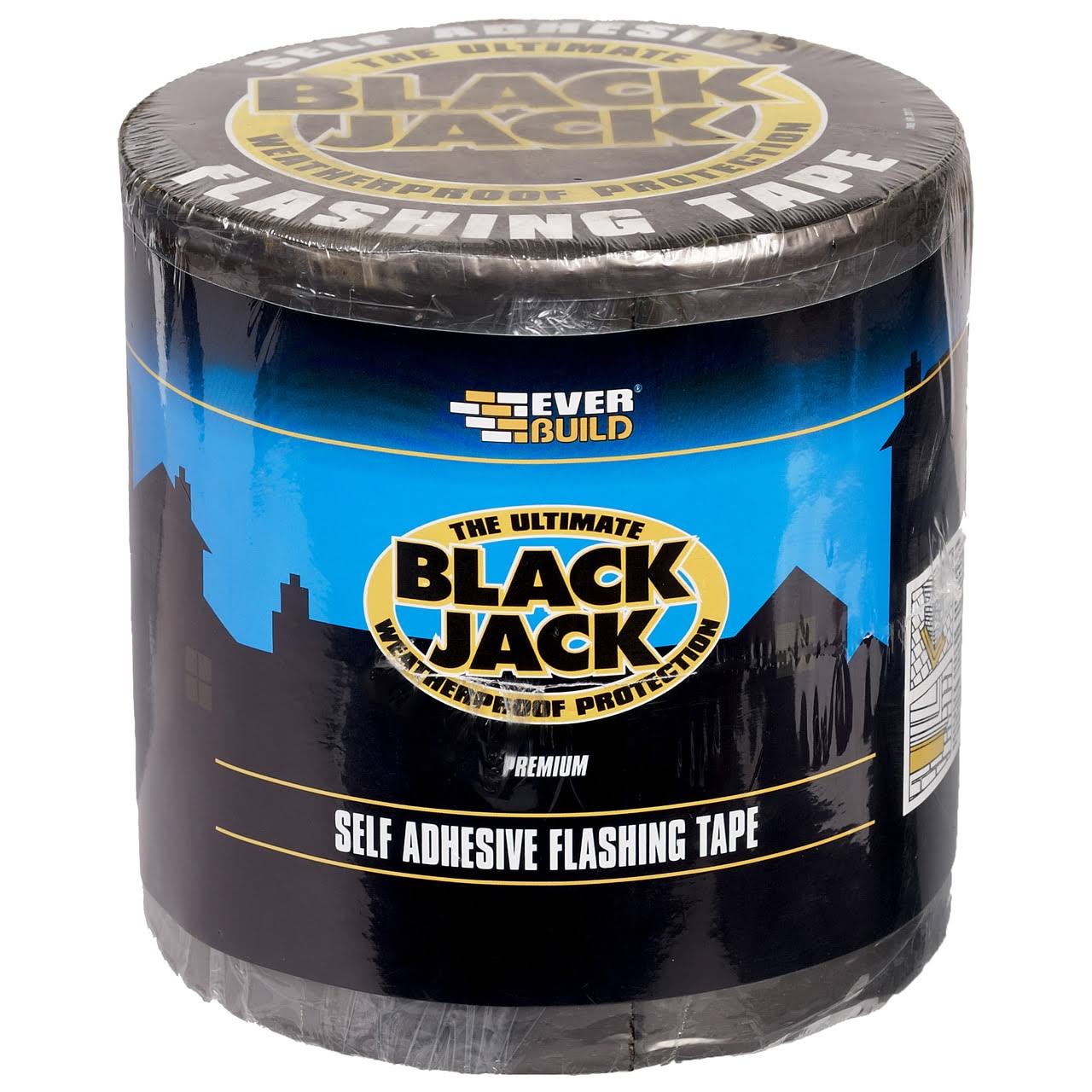 Everbuild Black Jack Self Adhesive Premium Flashing Tape - 100mm x 10m