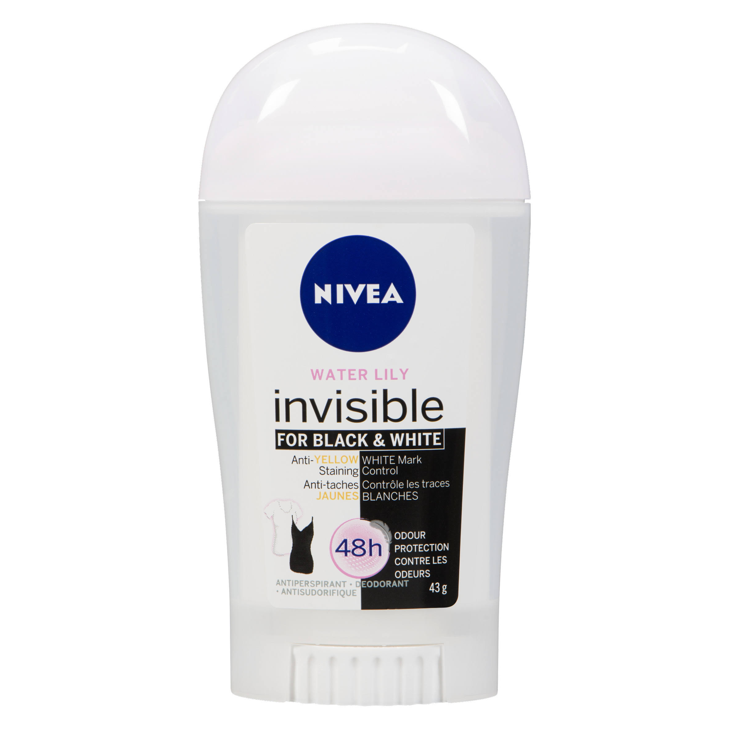 Nivea Invisible For Black & White Deodorant - 43g