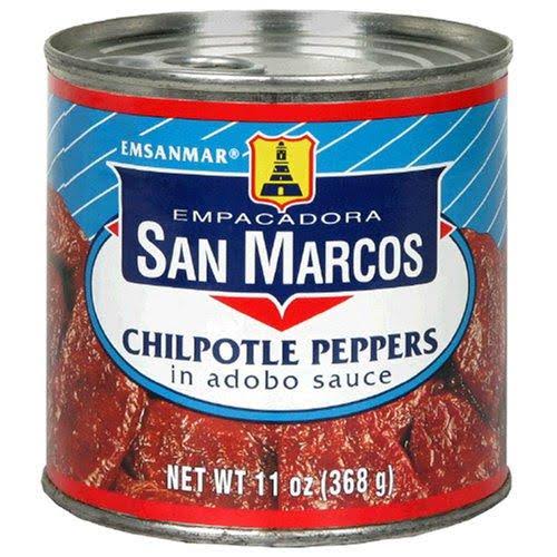 Empacadora San Marcos Chipotle Peppers - in Adobo Sauce, 11oz