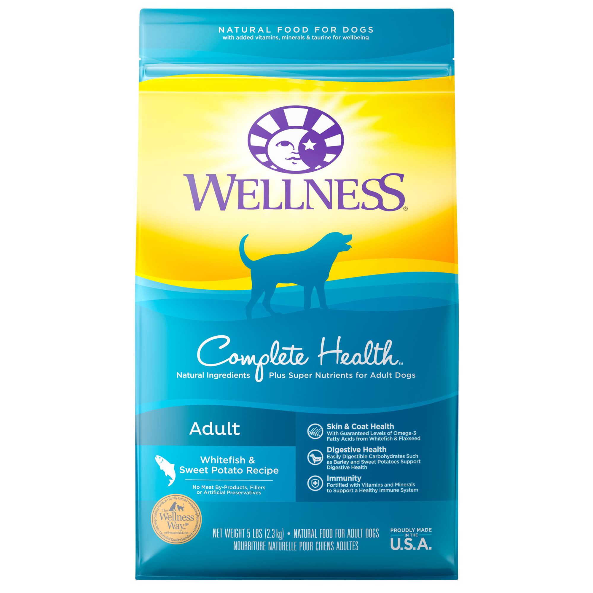 Wellness Complete Health Dog Food - Whitefish and Sweet Potato Recipe