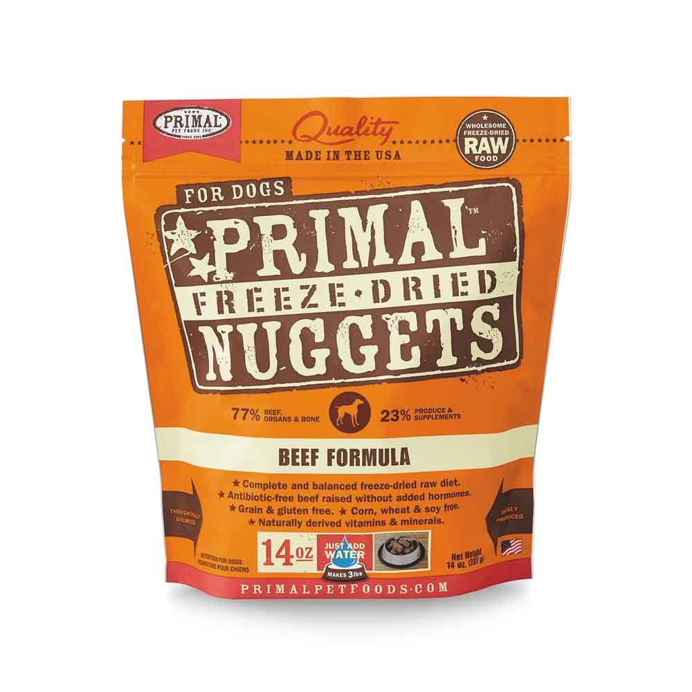 Primal Dog - Freeze Dried Nuggets Beef 5.5oz