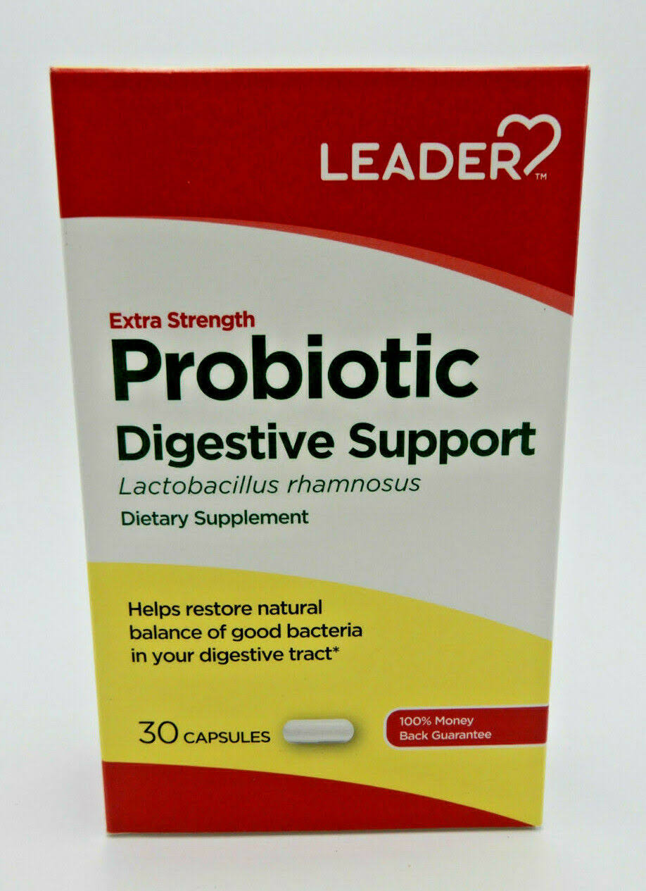 Leader Extra Strength Probiotic Digestive Support 30ct