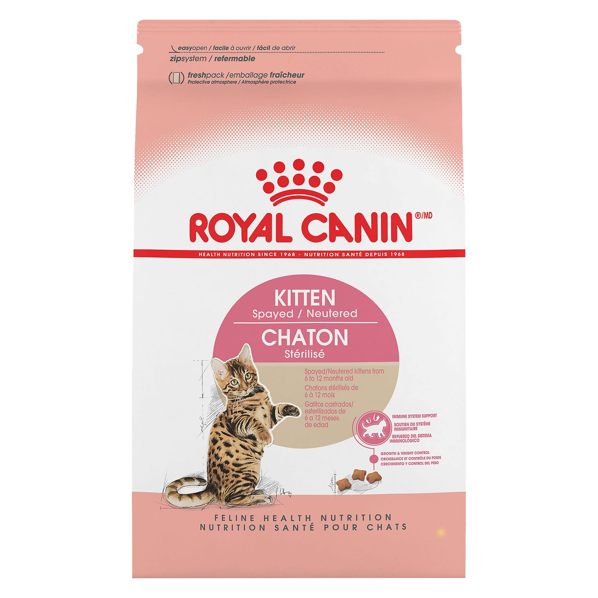 Royal Canin Feline Health Nutrition - Kitten Spayed, 2.5lb