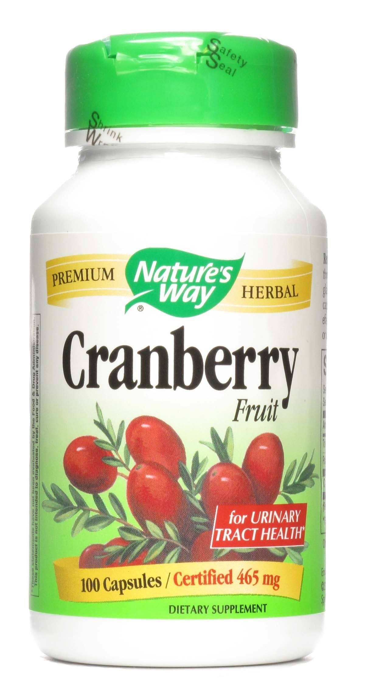 Nature's Way Cranberry Fruit - 465mg, 100 Capsules
