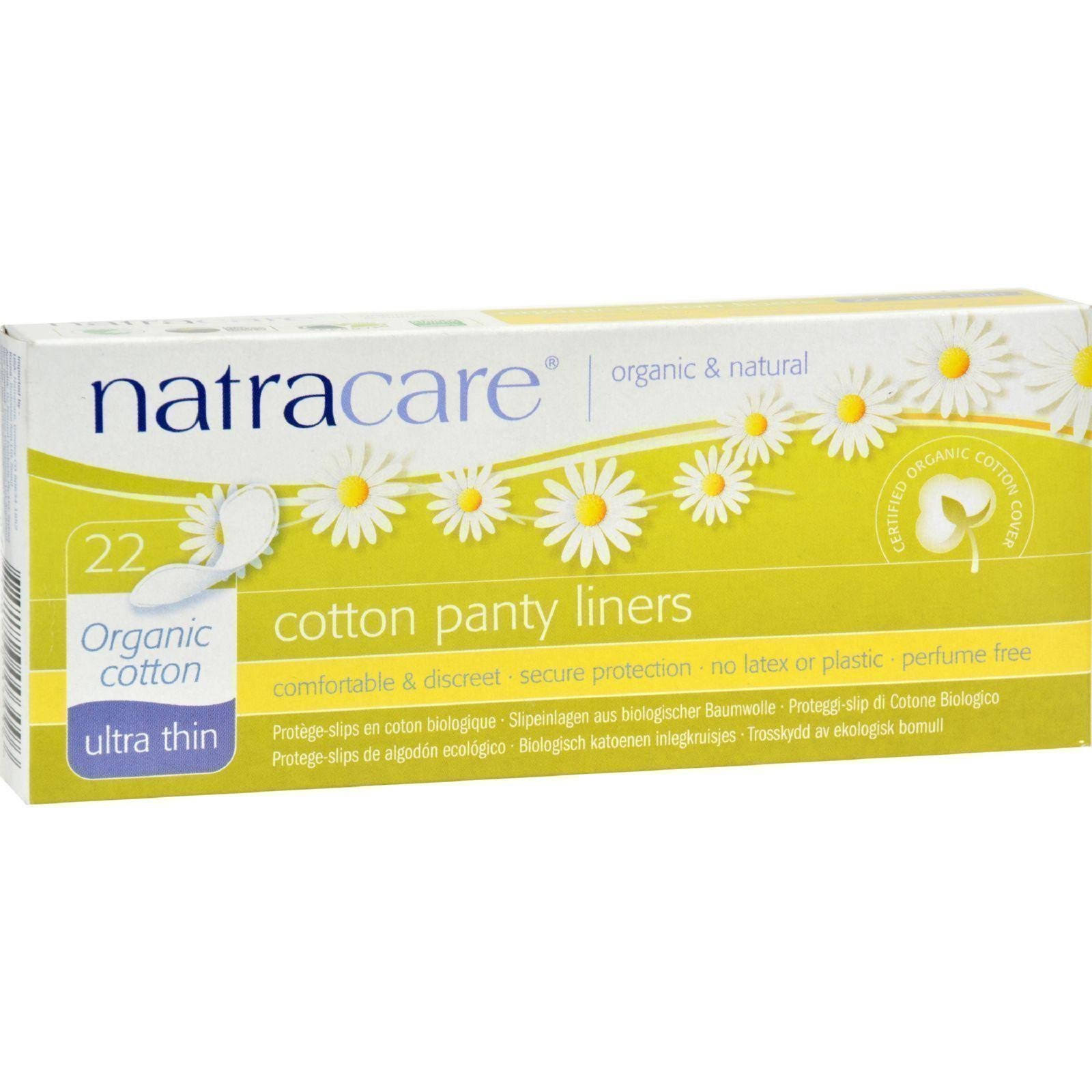 Natracare Ultra Thin Cotton Panty Liners - 22ct