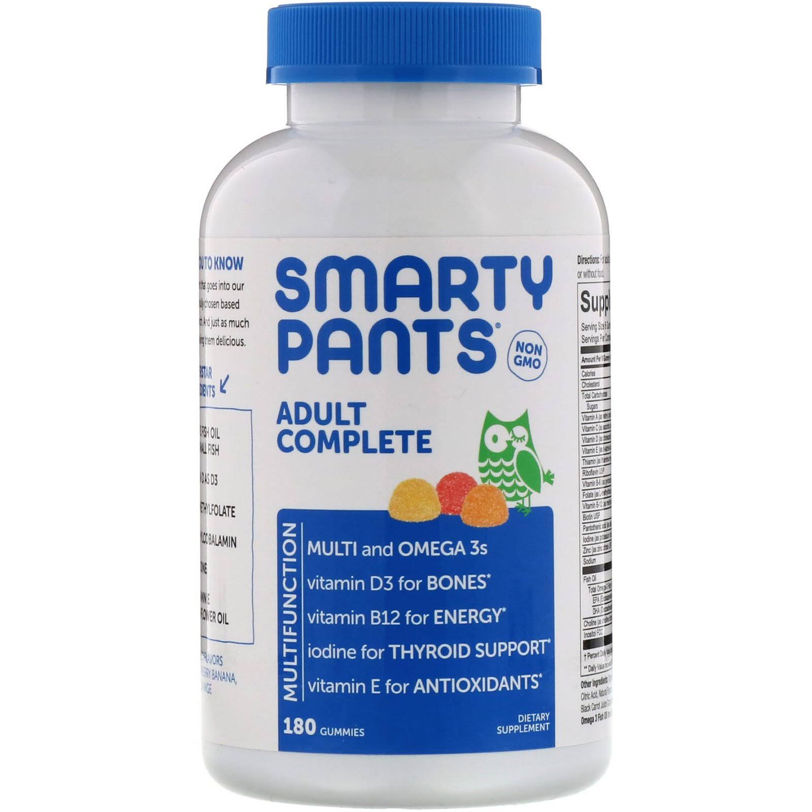 SmartyPants Adult Complete Gummy Vitamins - 180 Gummies