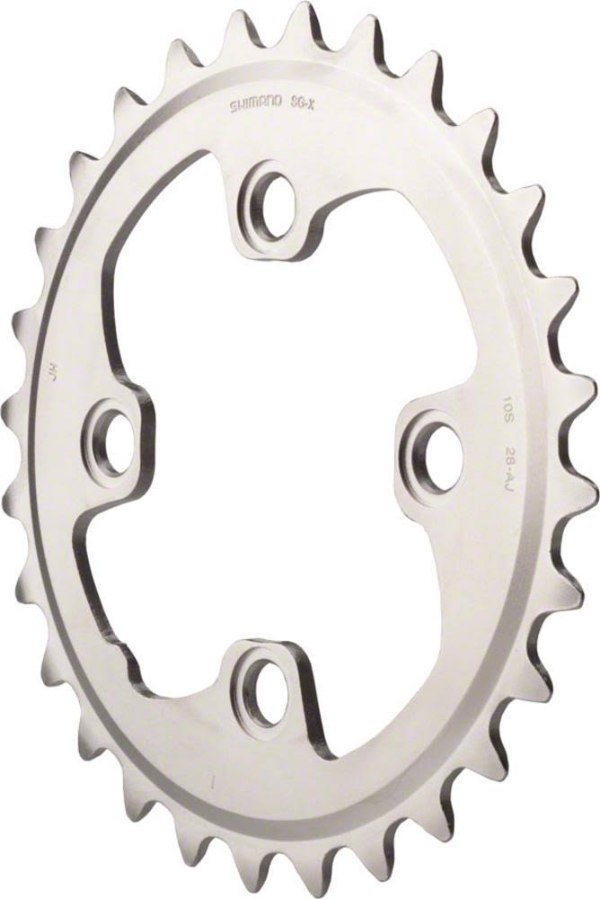 Shimano Deore XT Chainring - Silver, 28T, 64mm