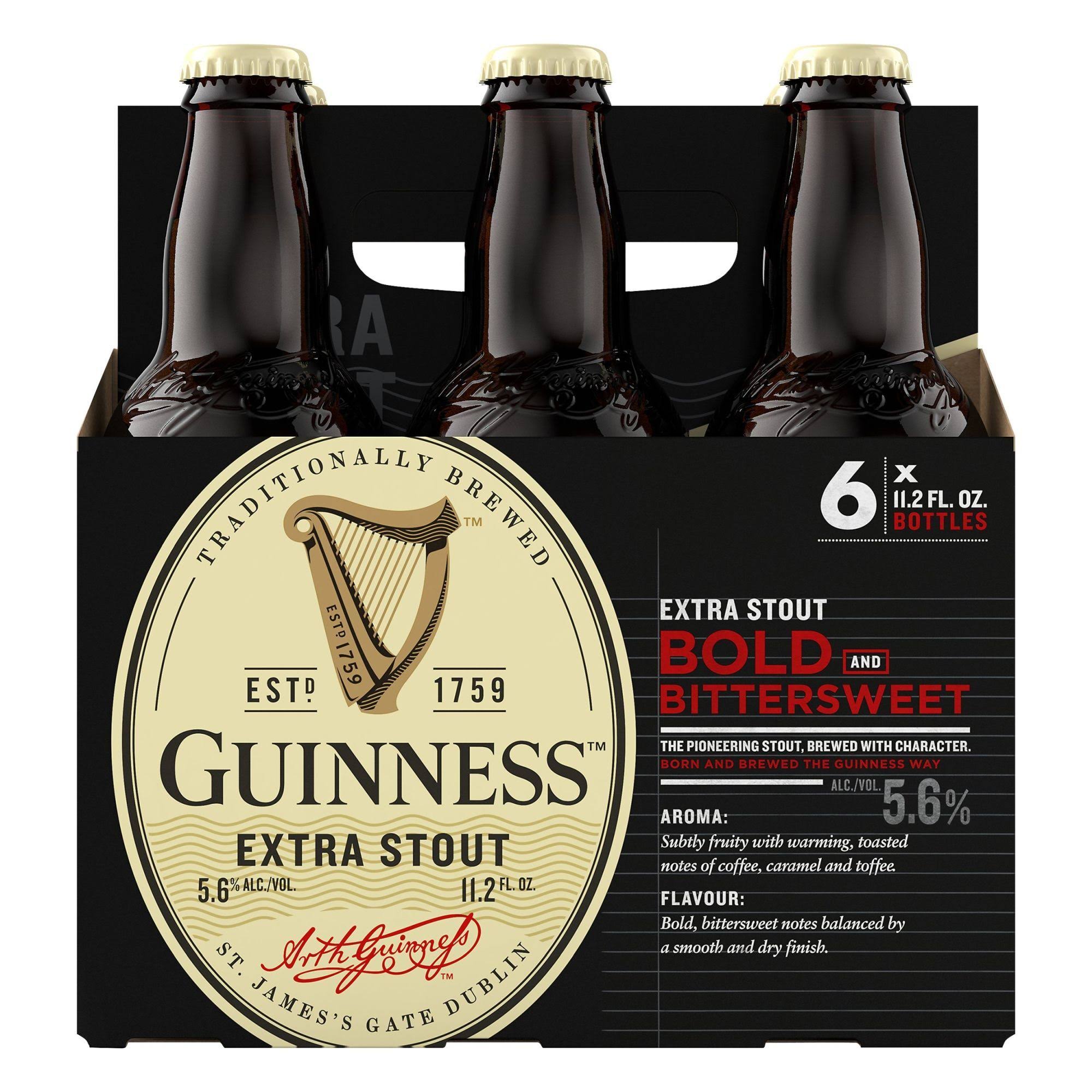 Guinness Extra Stout - x6