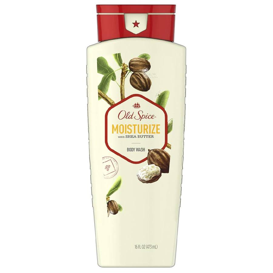 Old spice moisturize with shea butter body wash 16 oz