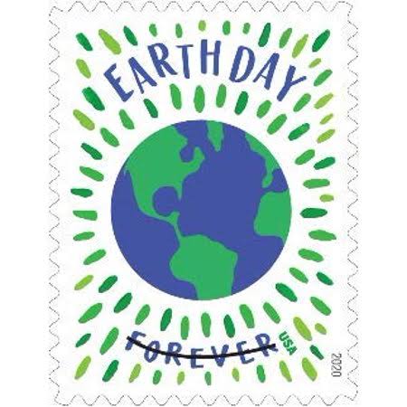 USPS Earth Day Book of 20 Forever Stamps
