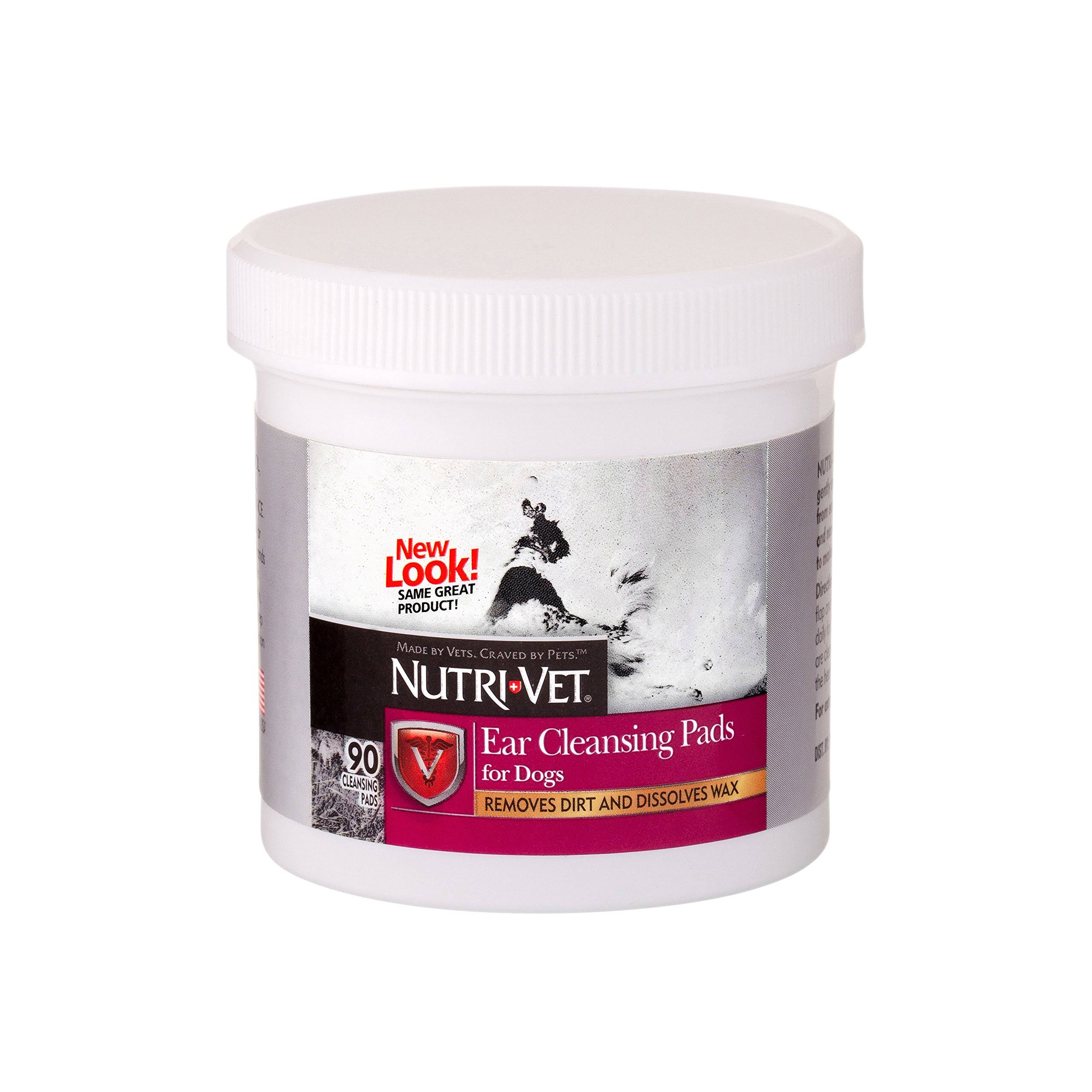 Nutri-Vet Ear Cleaning Medicated Dog Pads - 90 Count