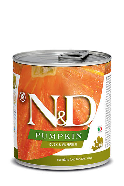 Farmina N and D Complete Adult Dog Food - Duck and Pumpkin, 285g