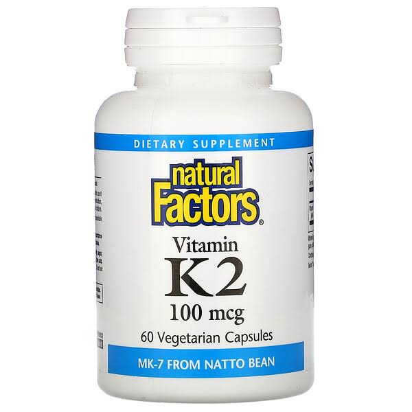 Natural Factors Vitamin K2 100mcg Capsules - x60