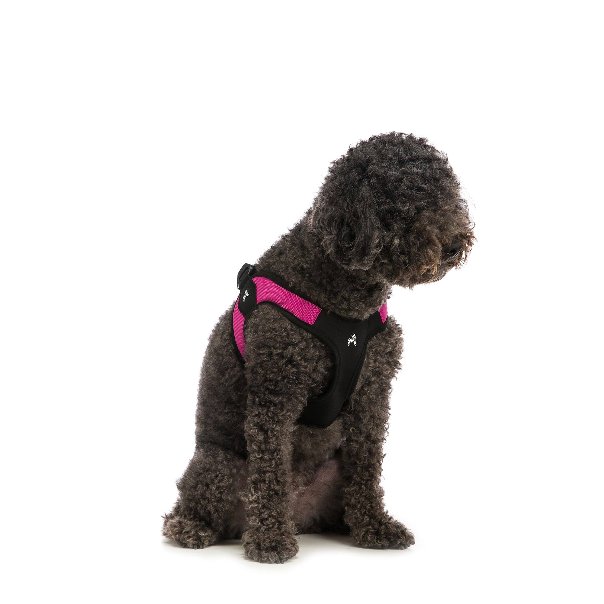 (X-Small, Hot Pink) - Gooby Escape Proof [Escape Free] Easy Fit Dog Harness For Dogs That Likes to Escape Their Harnesses