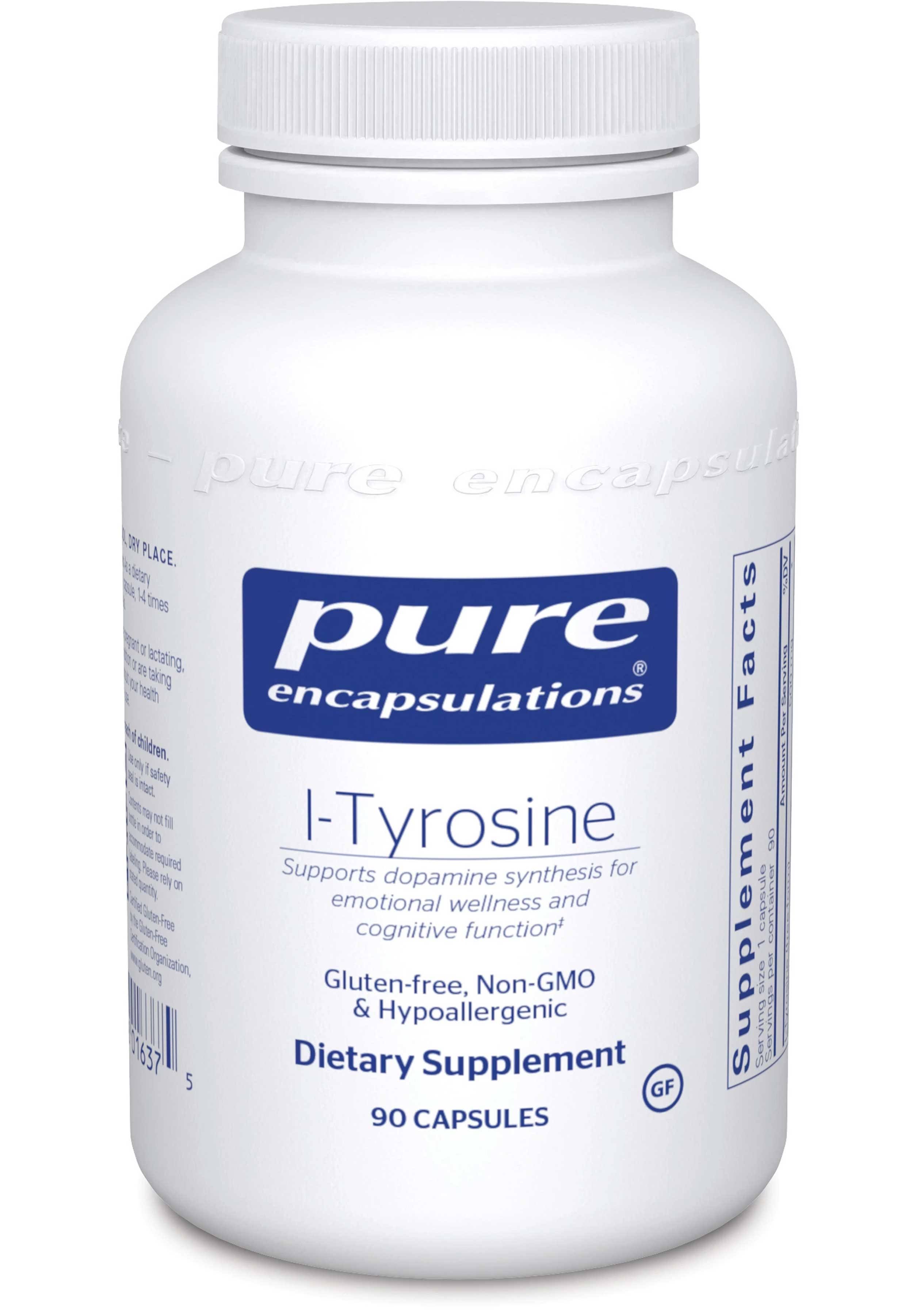 Pure Encapsulations l-Tyrosine - 90 Capsules