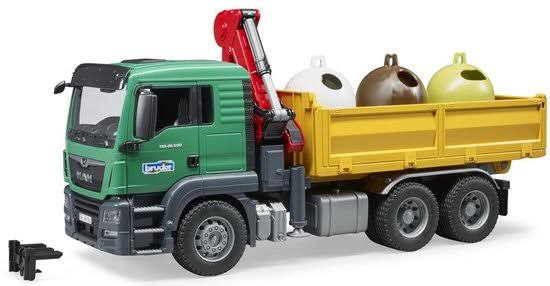 Bruder Truck with glass containers