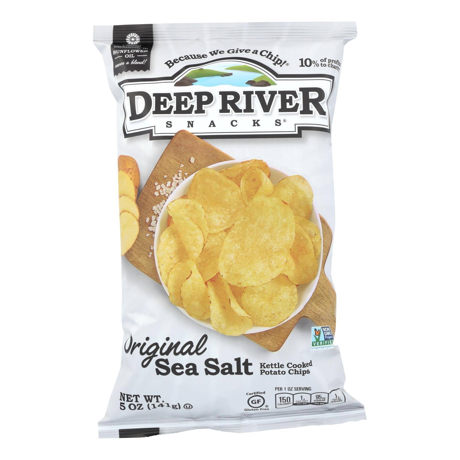 Deep River Snacks Kettle Cooked Potato Chips - Original Salted, 57g