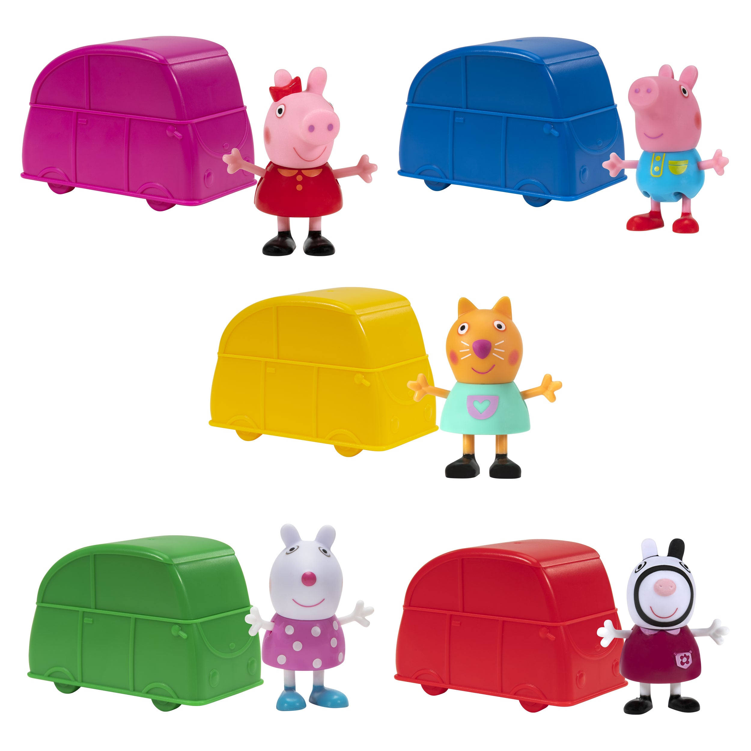 Peppa Pig Blind Auto Mix Surprise Car Vehicle with Figure For Children from 2 Years Old