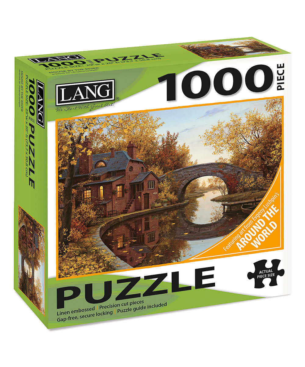Lang House By The River 1000-Piece Jigsaw Puzzle