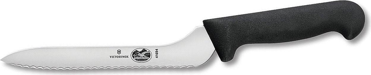 Victorinox - 7.5" Fibrox Pro Offset Serrated Blade Bread Knife - 41694