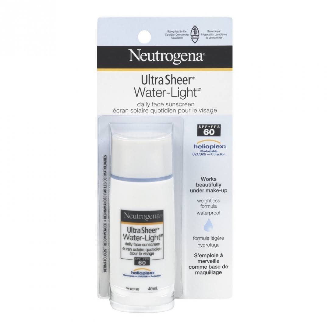 Neutrogena Ultra Sheer Water-light Daily Face SPF 60 Sunscreen