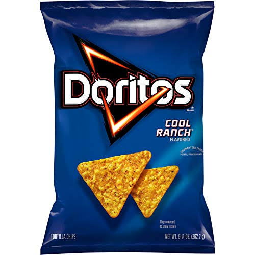 Doritos Tortilla Chips Cool Ranch Bag, 9.25 Ounce