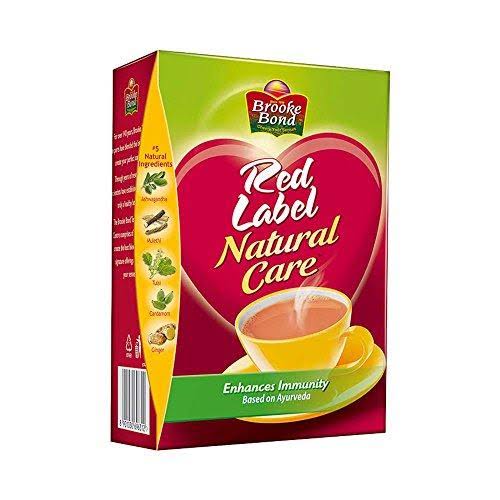 Red Label Natural Care Tea, Made with 5 Ayurvedic Herbs, 500g