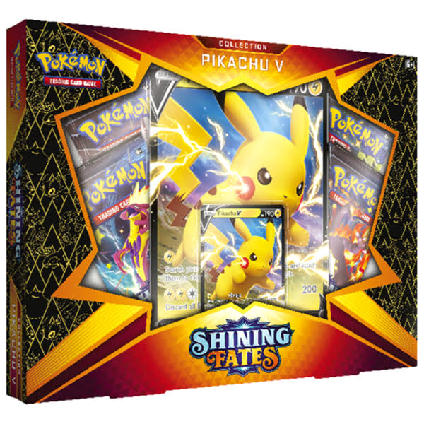 Pokemon TCG: Shining Fates Collection Pikachu V Box