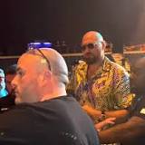 Watch as Tyson Fury's forced to shove off fan who tried to get selfie with heavyweight boxing champ