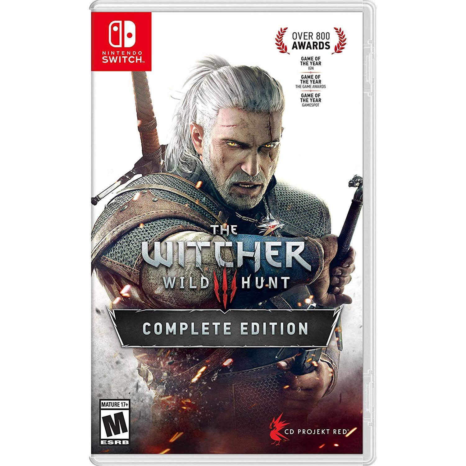 Witcher 3: Wild Hunt Complete Edition Nintendo Switch Game (NTSC)