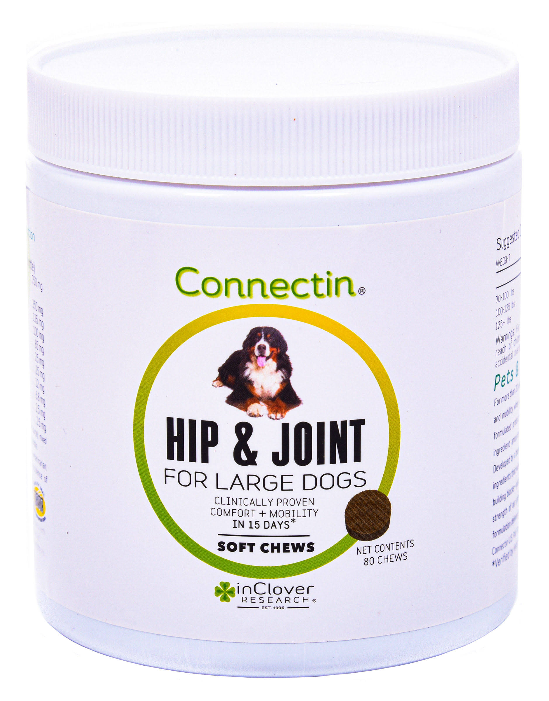 in Clover Canine Connectin Large Dog Joint Supplement - Soft Chew - 80 Count