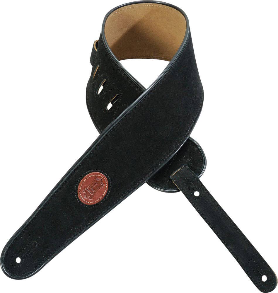 Levy's Leathers Guitar Strap - Black, 4"