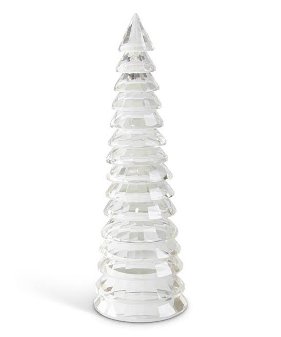 K&K Interiors Clear Crystal Festive Topiary One-Size