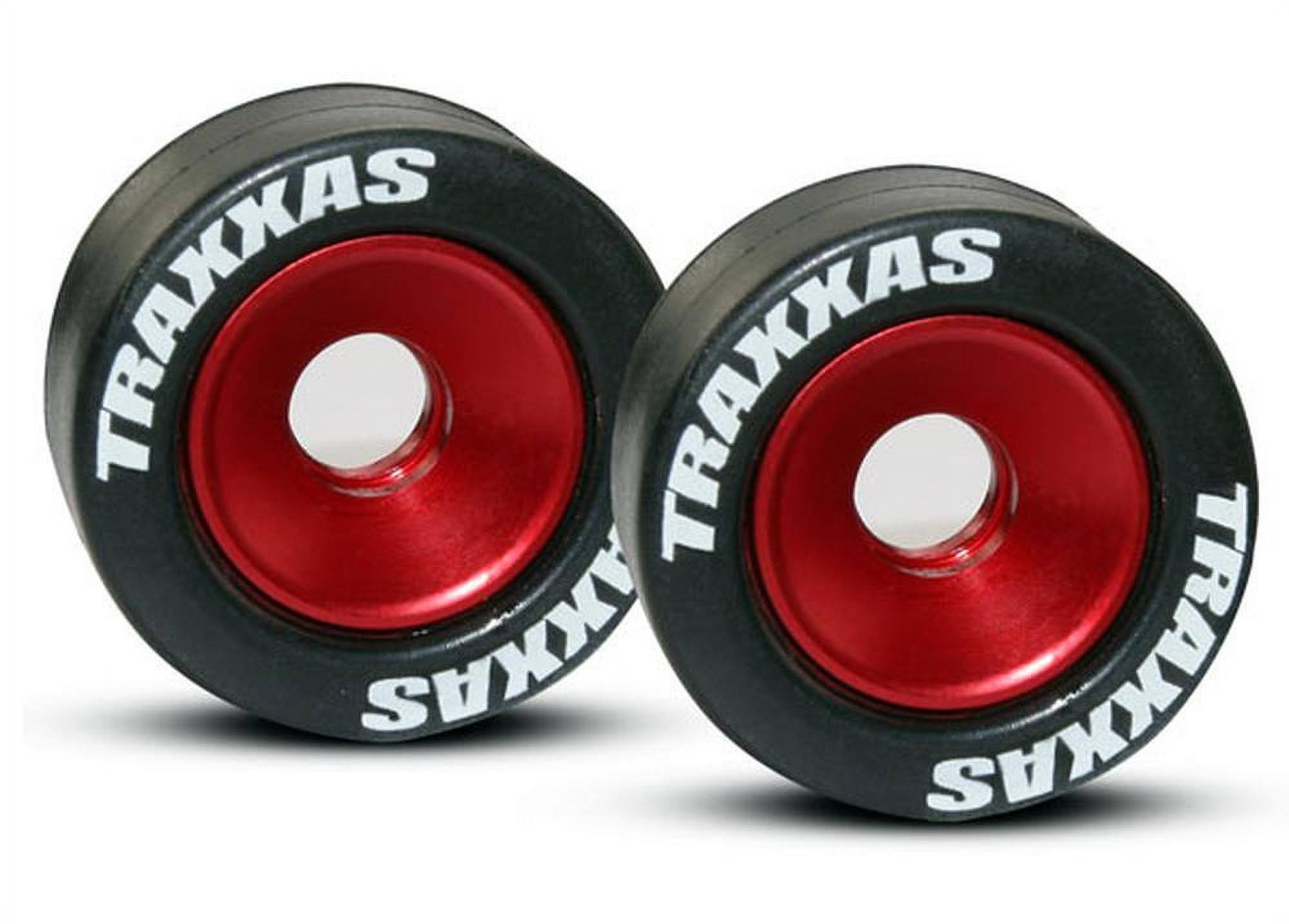 Traxxas Wheelie Bar Wheels Stampede - Red Aluminum, 2wd