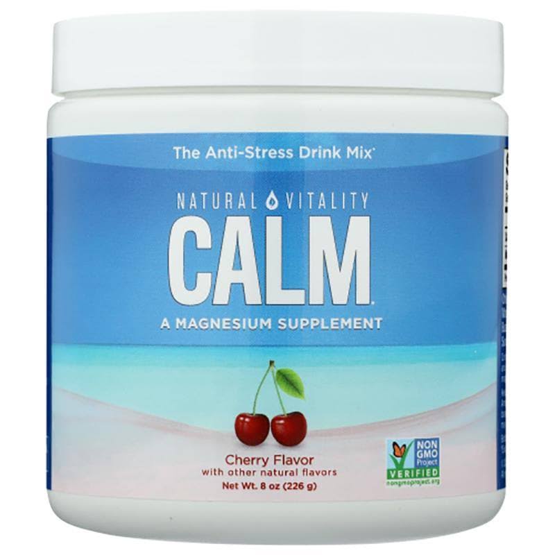 Natural Vitality - Calm Magnesium Cherry, 8 oz