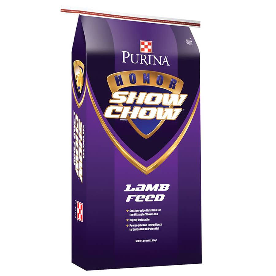 Purina Honor Show Chow Show Lamb Grower 18 DX 50lb - 3004492-506