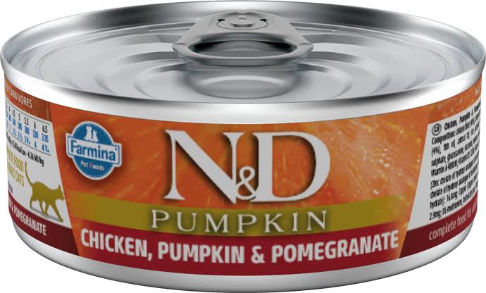 Farmina N&D Pumpkin Cat Food - with Chicken , Pumpkin and Pomegranate, 80g