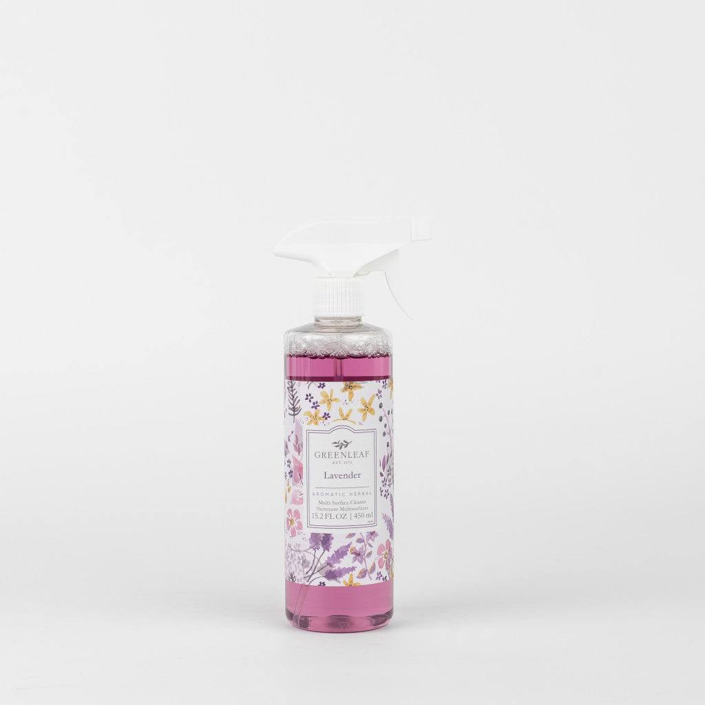Greenleaf Gifts Lavender Scented Multi Surface Cleaner, Cleaning Spray for Home