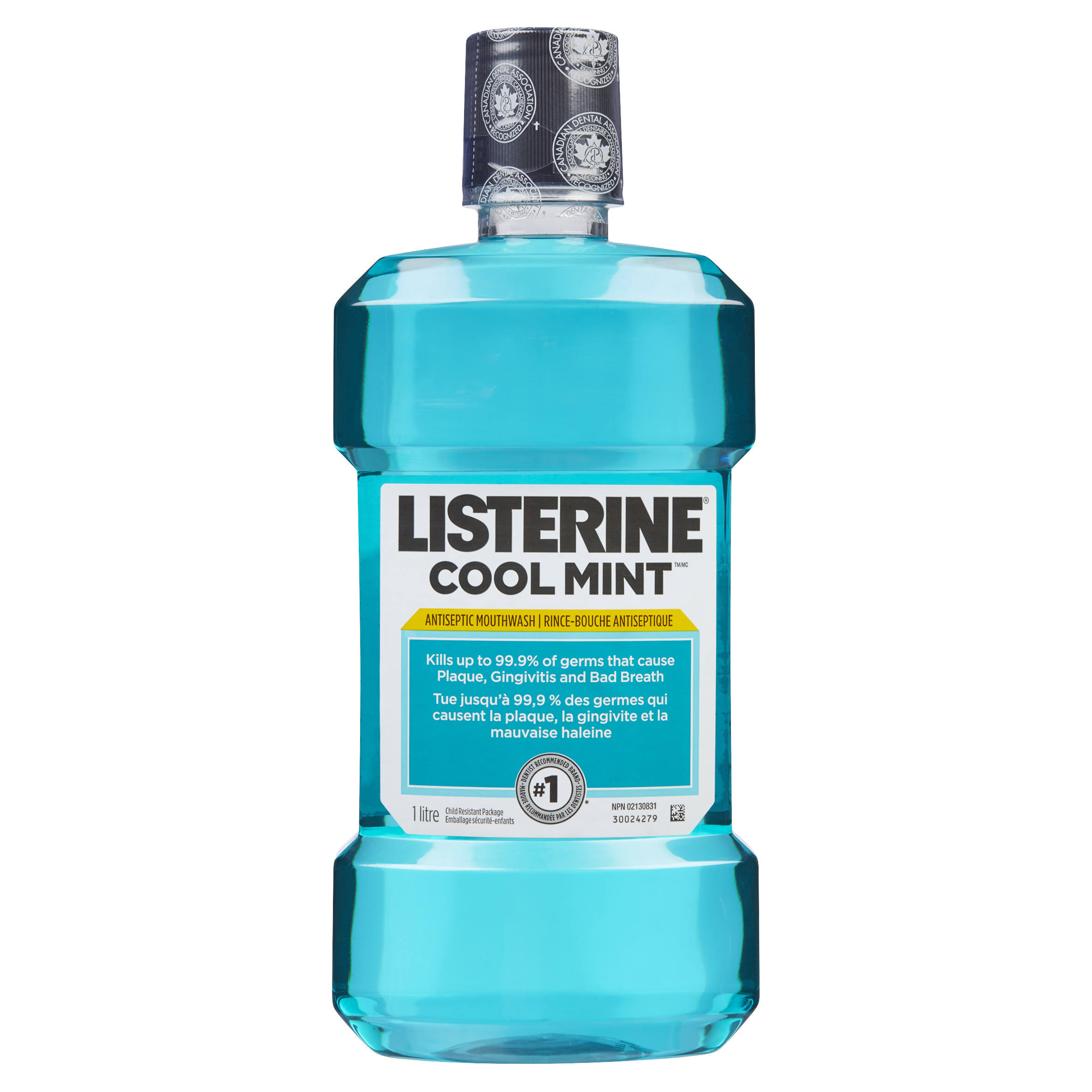 Listerine Antiseptic Mouthwash - Cool Mint, 1L